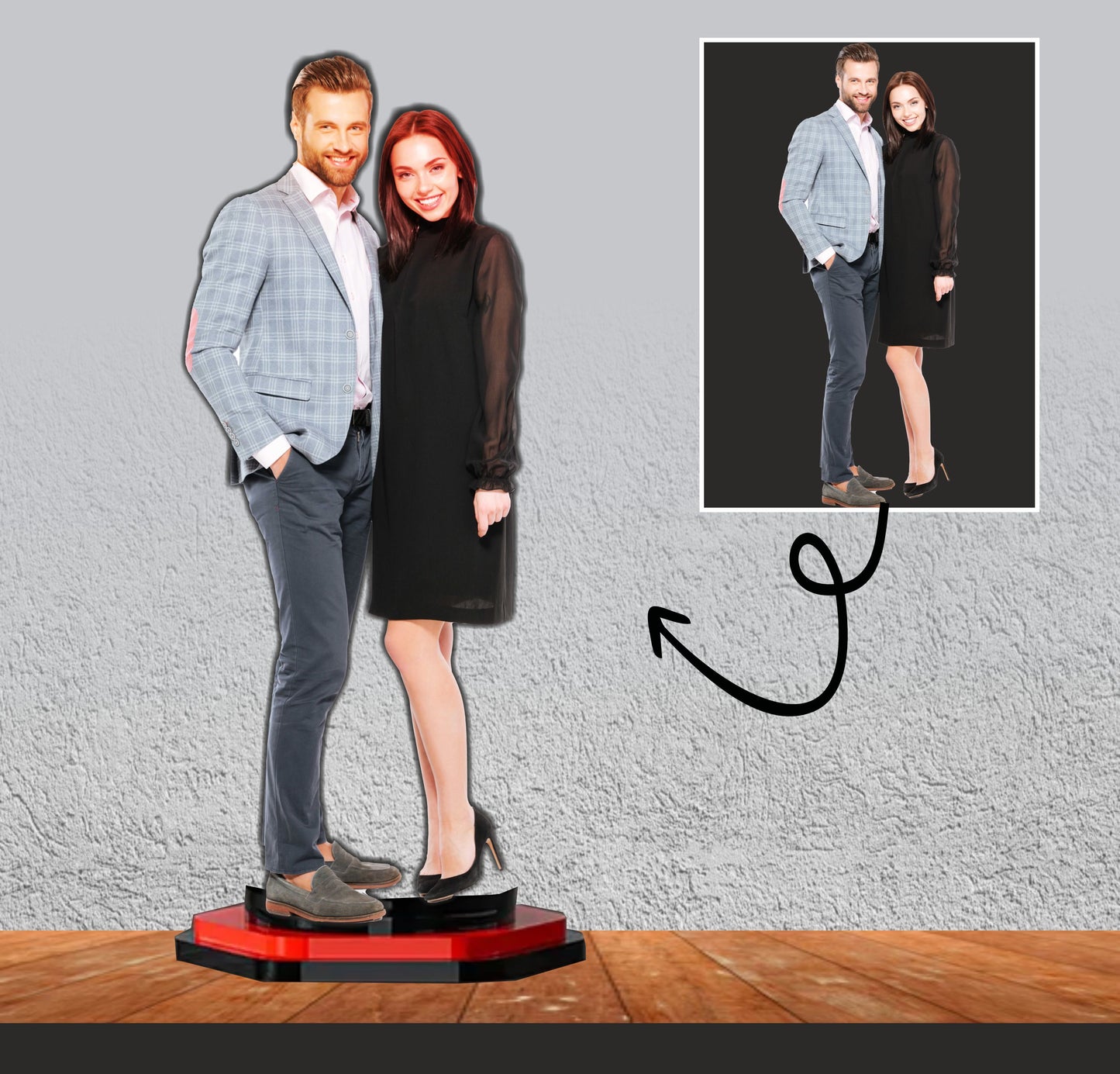 Premium Acrylic Caricature - Personalised  gift for Family PAC06