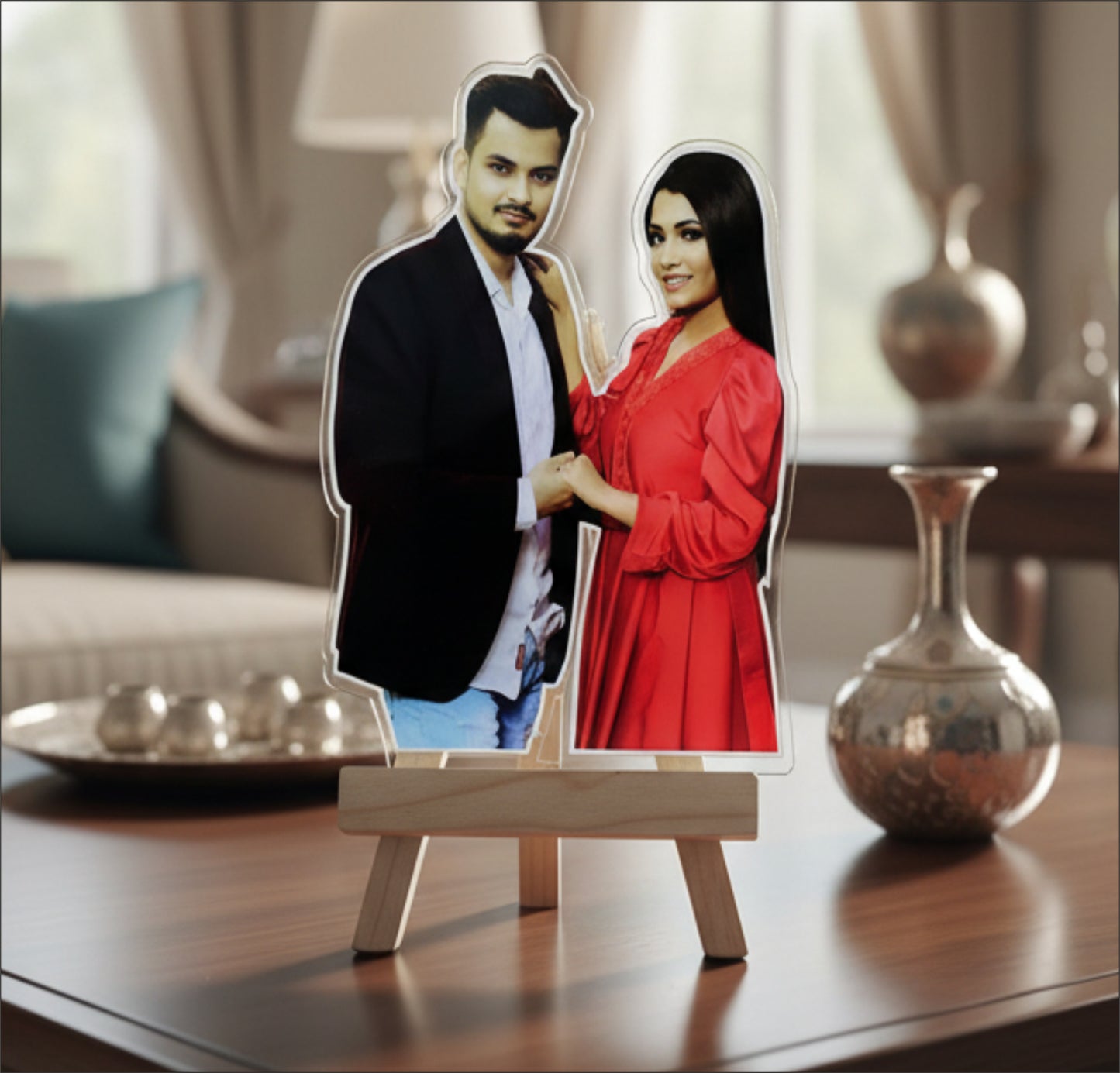 Premium Acrylic Cutout Photo With Easel Stand 04