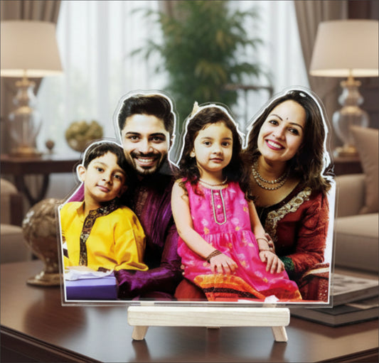 Premium Acrylic Cutout Photo With Easel Stand 01