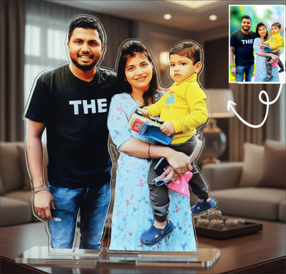 Premium Acrylic Caricature - Personalised  gift for Family PAC06