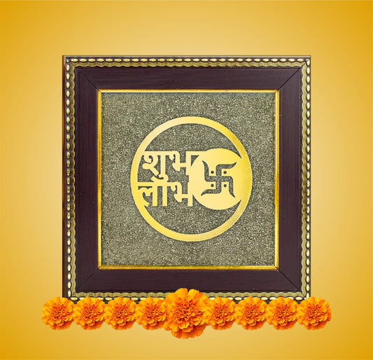 Shubh Labh on Raw Pyrite Frame
