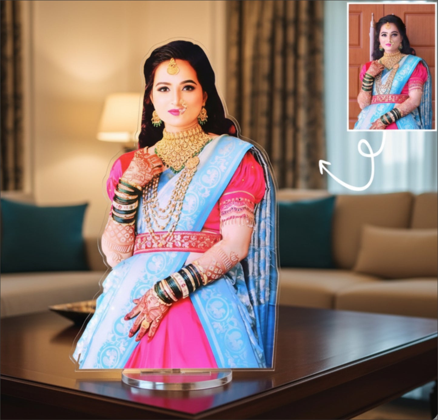 Premium Acrylic Caricature - Personalised  gift for your loved ones PAC02