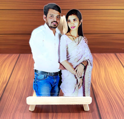 Buy Premium Acrylic Cutout Photo With Easel Stand 7 – Custom 3D Gift
