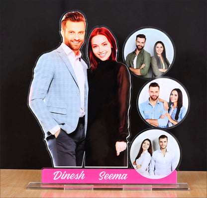 Acrylic Photo Standee (4 Photos) (Thickness-5mm)