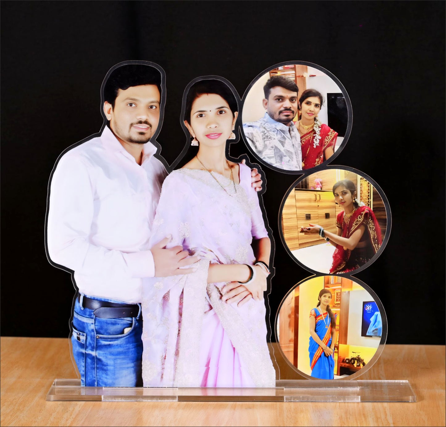 Acrylic Photo Standee (4 Photos) (Thickness-5mm)