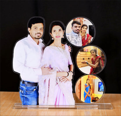 Acrylic Photo Standee (4 Photos) (Thickness-5mm)
