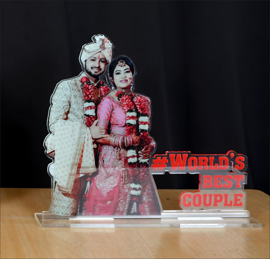 Premium Acrylic Photo Standy with Quote PAPS03
