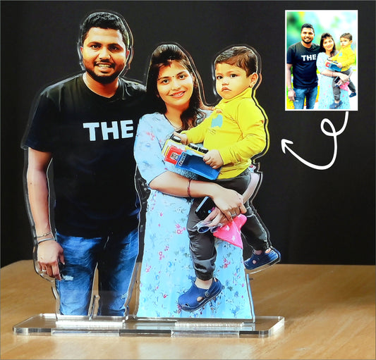 Premium Acrylic Caricature - Personalised  gift for Family PAC06