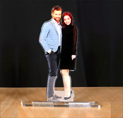 Premium Acrylic Caricature - Personalised  gift for Couples PAC11